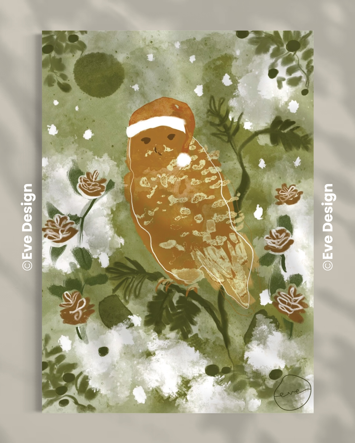 Ilta ennen joulua -postikortti