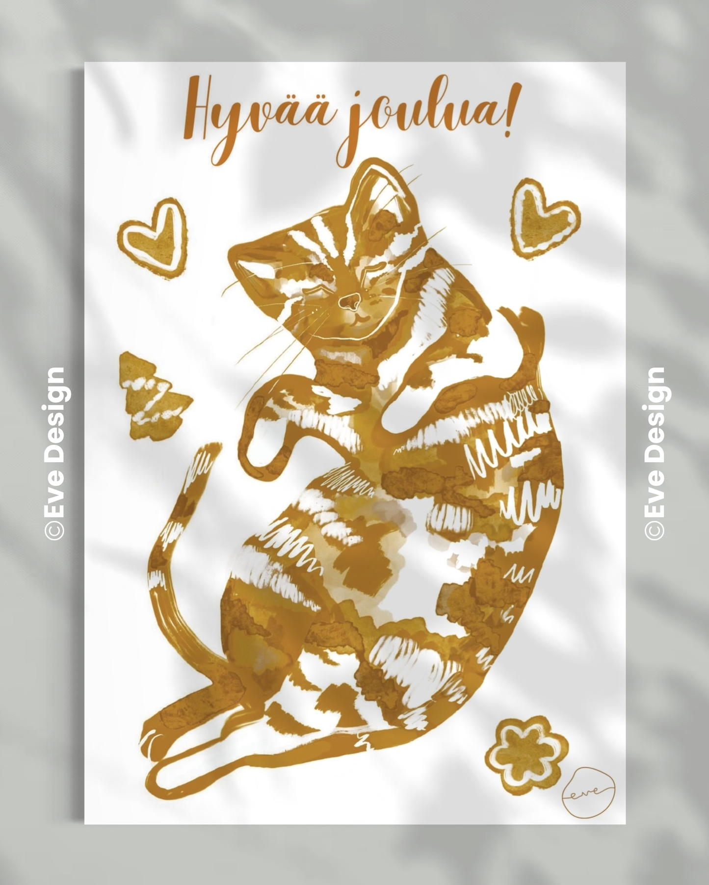 Piparikissa -postikortti