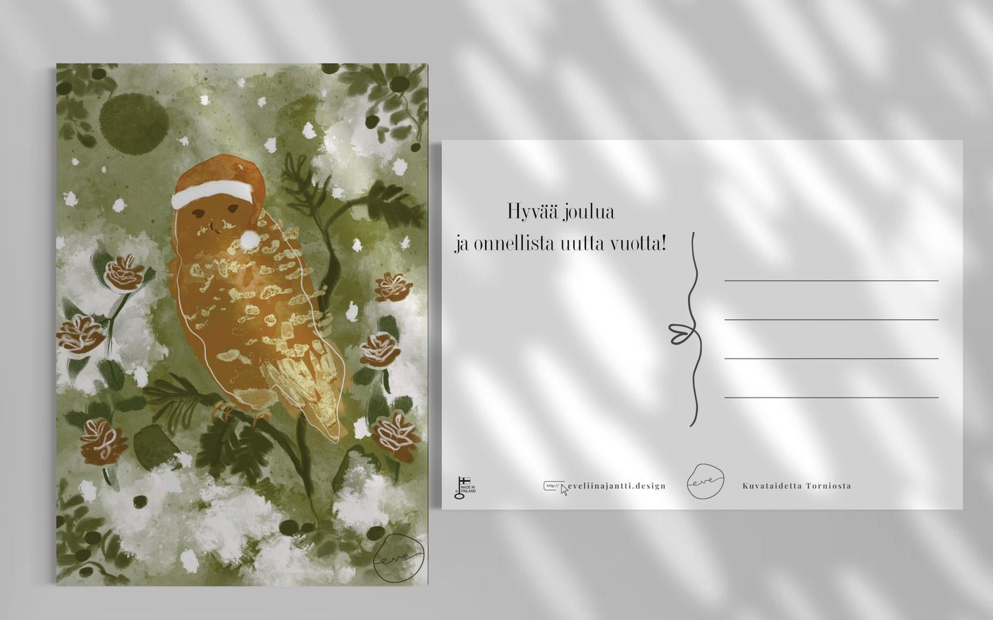 Ilta ennen joulua -postikortti